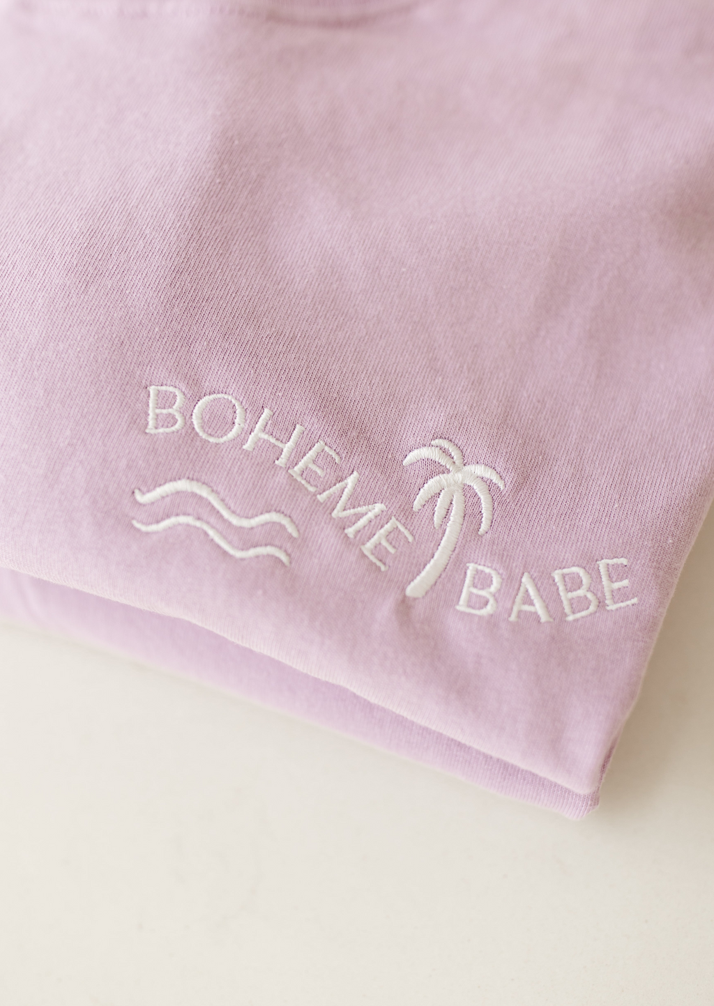 Boheme Babe Tee- Lilac