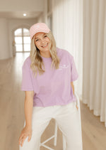 Boheme Babe Tee- Lilac