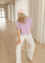 Boheme Babe Tee- Lilac