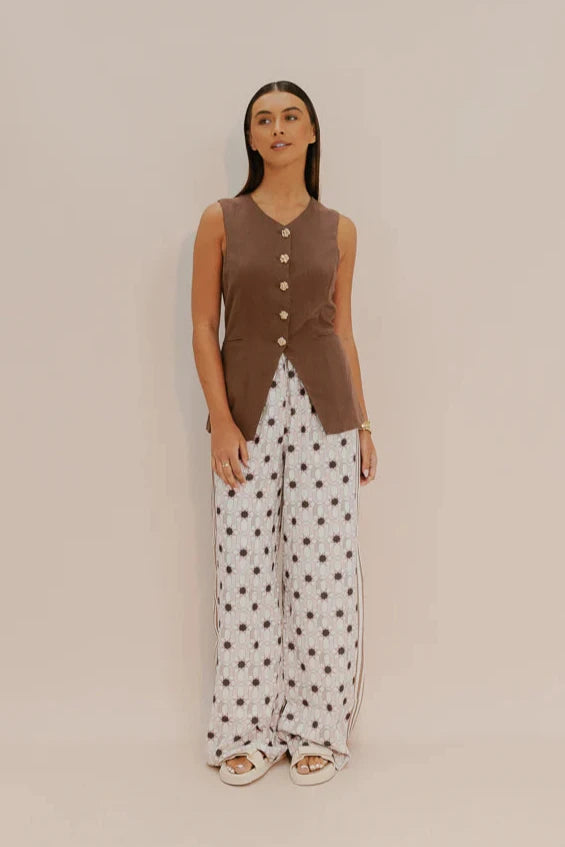 Avairy Pant - Sable Print