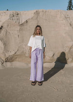 Bobbi Pant - Gingham Lilac