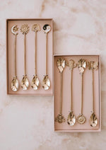 4pc Bar Spoon Set- Various Designs