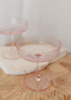 Ribbed Cocktail Glass- Set Of 2 (Rosa)